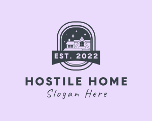 Night Home Mansion logo design