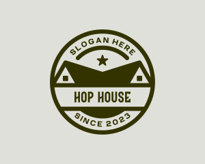 Star House Roof logo design