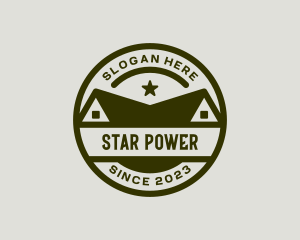 Star House Roof logo design