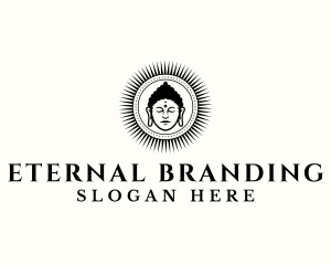 Buddha God Religion logo