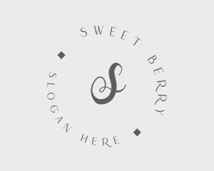 Elegant Cursive Fashion Logo