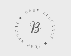 Elegant Cursive Fashion logo design