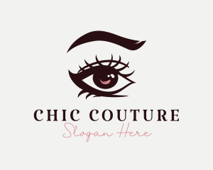 Eye Eyeliner Makeup logo design