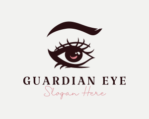 Eye Eyeliner Makeup logo design