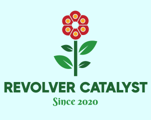 Flower Leaves Plant logo