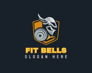 Viking Shield Fitness logo design