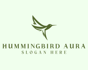 Natural Wild Hummingbird logo