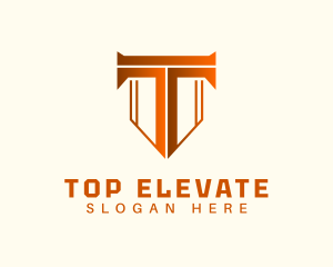 Business Firm Letter T logo design