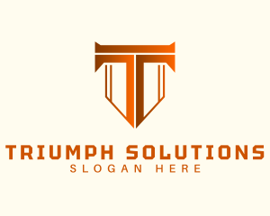 Business Firm Letter T logo design