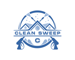 Home Power Cleaning Sanitation logo design