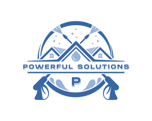 Home Power Cleaning Sanitation logo design