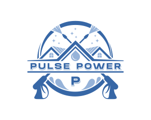 Home Power Cleaning Sanitation logo design