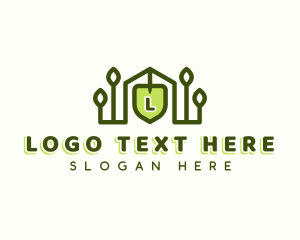 Landscaping Plant Shovel logo