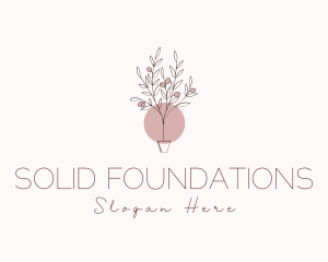 Potted Olive Plant logo