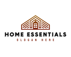 Home Roofing Realtor logo design