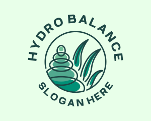 Rock Balancing Meditation logo design