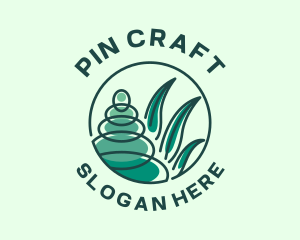 Rock Balancing Meditation logo design