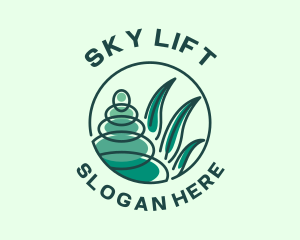 Rock Balancing Meditation logo design