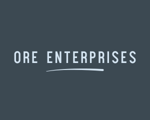 Generic Business Underline logo design