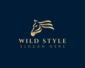 Wild Equine Horse logo design