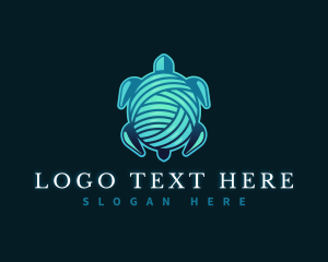 Yarn Thread Turtle Logo