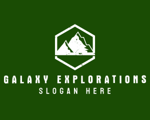 Outdoor Mountain Camp logo design