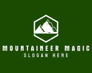 Outdoor Mountain Camp logo design