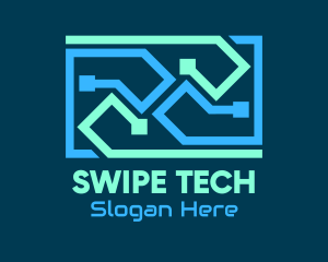 Blue Tech Cables logo design