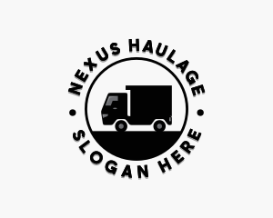 Logistics Delivery Truck logo design