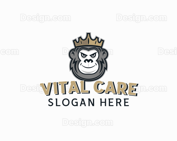 Monkey Ape Crown Logo