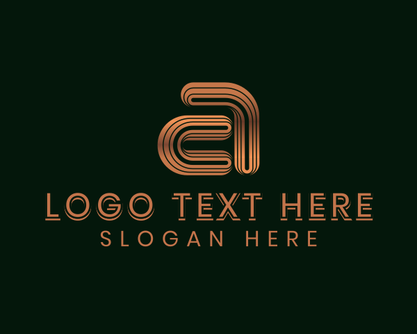 Startup Modern Company Letter A logo