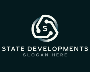 Software Developer Circuit logo design