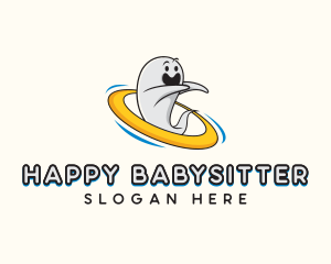 Scary Happy Ghost logo design