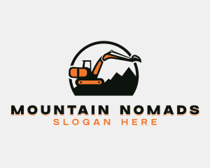 Excavation Industrial Construction logo design