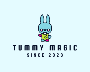 Funky Dancing Bunny logo design