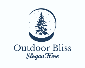 Winter Snow Globe  Logo