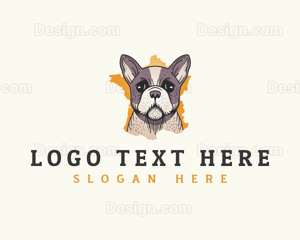 France French Bulldog Logo