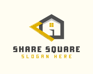 L Square House Repair logo design