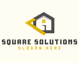 L Square House Repair logo design