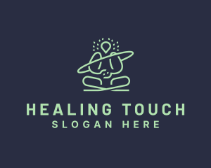 Meditate Yoga Therapy logo design