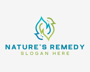 Sustainable Natural Leaf logo design