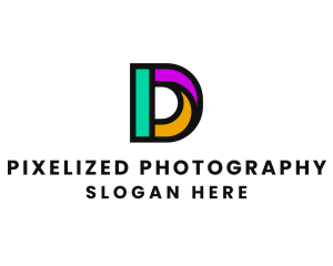 Advertising Agency Letter D logo design