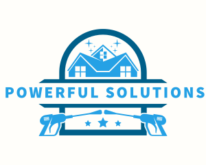 Power Washing Sanitation Maintenance logo design