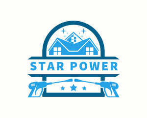 Power Washing Sanitation Maintenance logo design