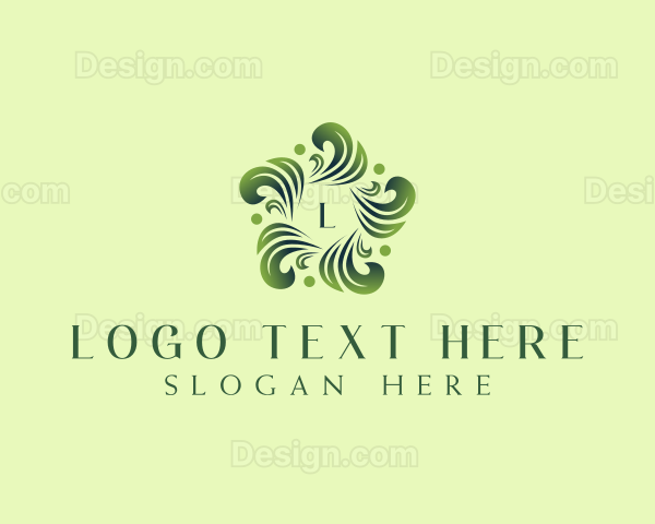 Healthy Organic Leaf Logo