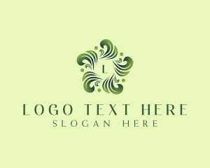 Healthy Organic Leaf  logo