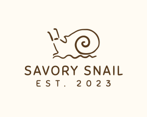  Garden Snail Slug logo