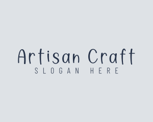 Handwritten Craft Boutique logo design