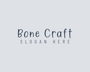 Handwritten Craft Boutique logo design