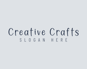 Handwritten Craft Boutique logo design